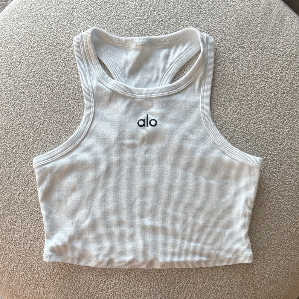 ALO Yoga Aspire Tank Top in White